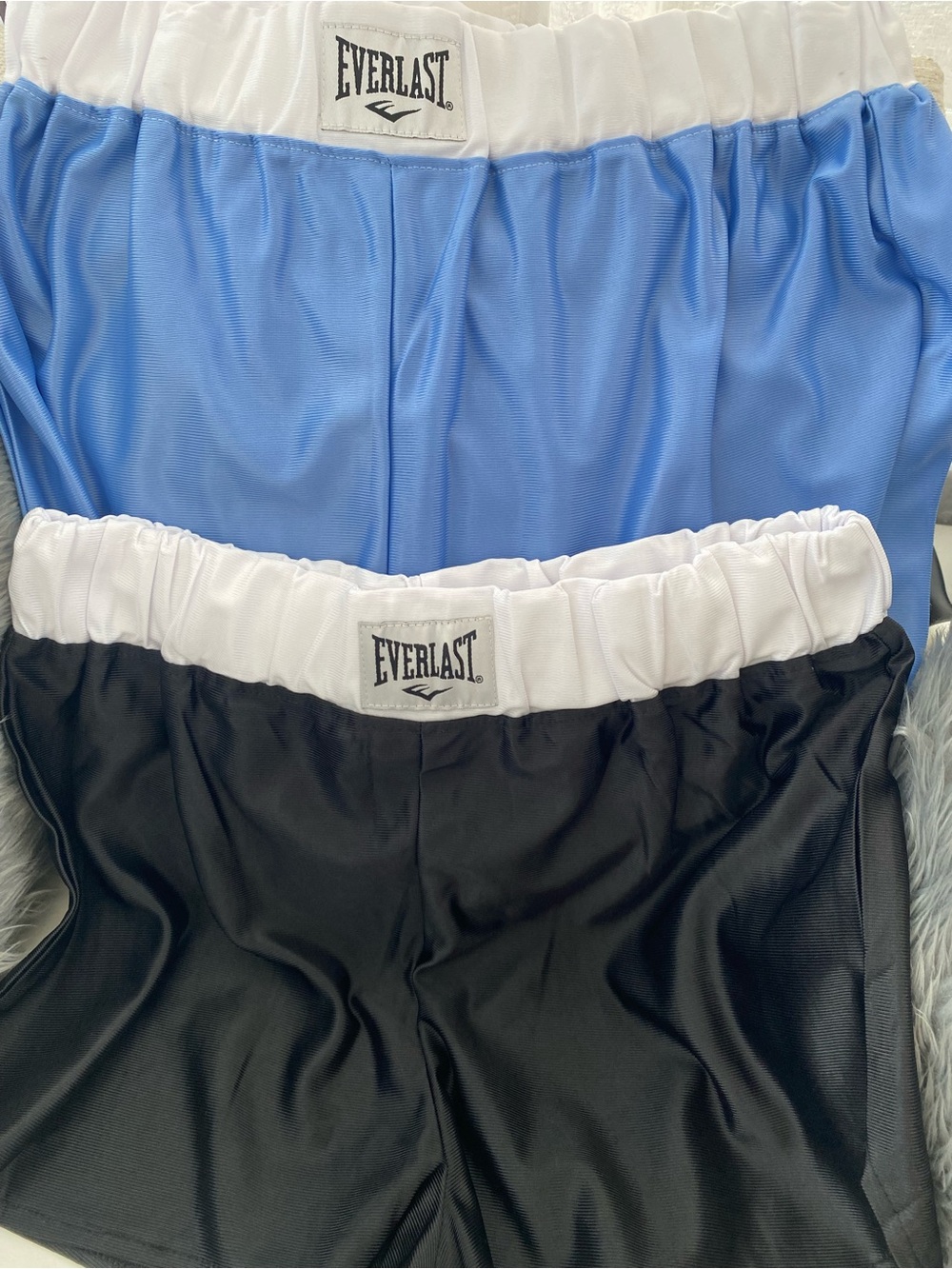 Everlast Athletic Shorts Pack in Blue, Black & White Waistbands
